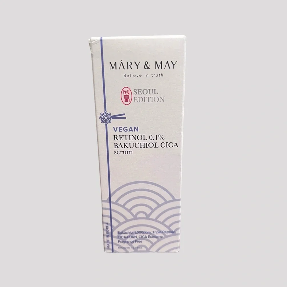 Mary & May Vegan Retinol 0.1% Bakuchiol Cica Serum - 80ml